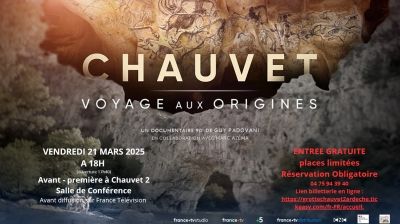 Avant - Première "Chauvet Voyages aux origines"